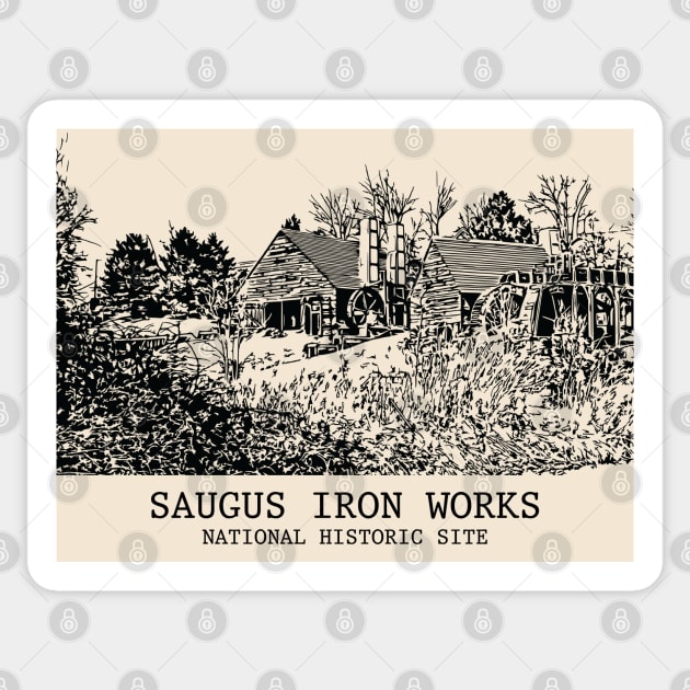Saugus Iron Works National Historic Site Sticker by Lakeric